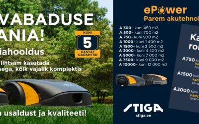 STIGA kaablivabade robotniidukite kampaania!