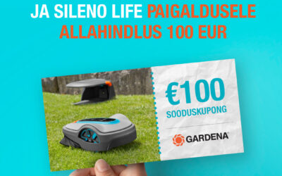 GARDENA SILENO City või SILENO Life robotniiduki ostul saad 100 € sooduskupongi professionaalsele paigaldusele!