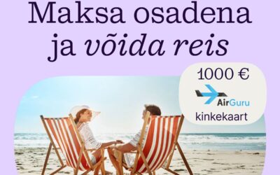 Maksa osadena ja võida reis 1000 eur eest!