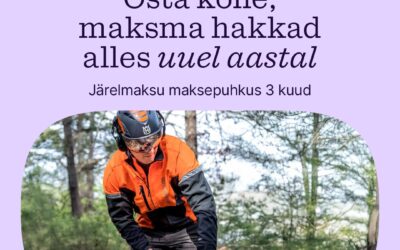 Osta kohe ja maksa alles uuel aastal!