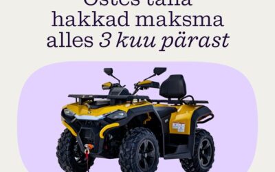 Nüüd 3 kuud maksepuhkust!